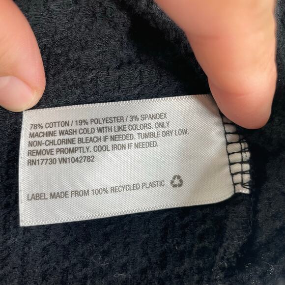 Ava & Viv black baby doll sleeveless Mini Dress pockets textured 2X pockets - Picture 8 of 11